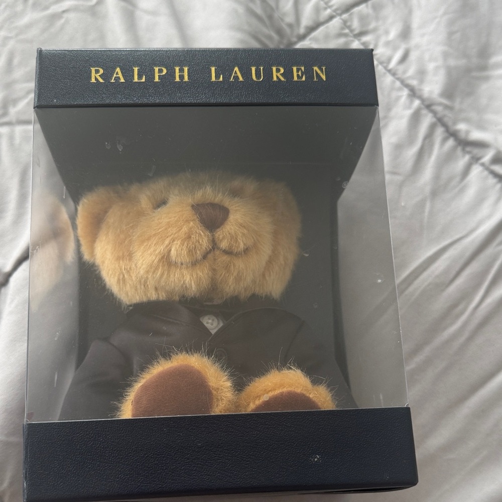 Ralph Lauren Plush Bear in Black Box